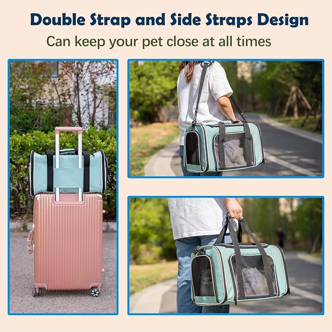 Cat, Dog Carrier for Small Medium Pet Carriers Up to15Lbs, Cats Carrier Soft- - Image 8