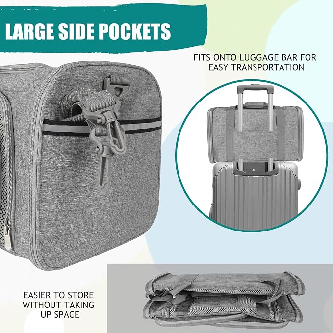 Top tasta Dog Cat Carrier Pet Carriers - Image 5