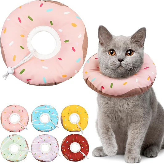 Cat Cone Collar Soft, Waterproof Cat Recovery Collars Spay Cones to Stop by Hpetppy