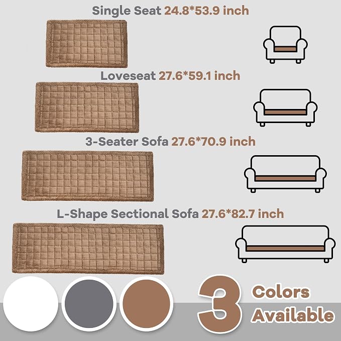 Washable Dog Couch Cover Protector, Non Slip Dog Bed Mat Machine Washable Large - Image 5