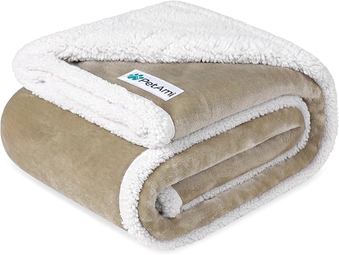 PetAmi Waterproof Dog Blanket for Small Medium Dog Puppy Cat Throw for Couch by PetAmi