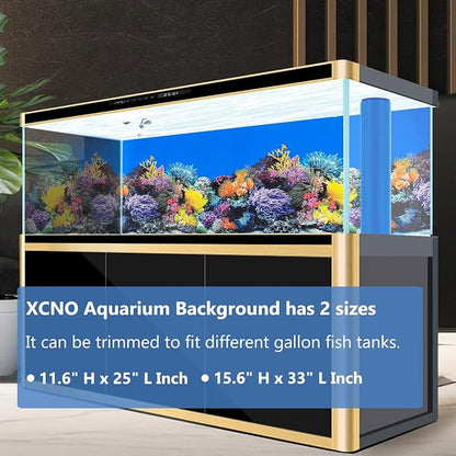 Fish Tank Background Sea Anemone Coral Theme Aquarium Background Poster Fish - Image 2