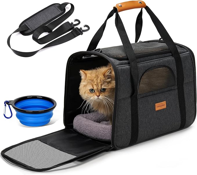 Morpilot Pet Travel Carrier Bag, Soft-Sided Dog Carrier Cat Carrier Pet Carrier by Morpilot