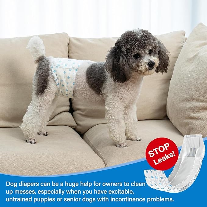 Pet Soft Disposable Male Dog Wraps - Image 7