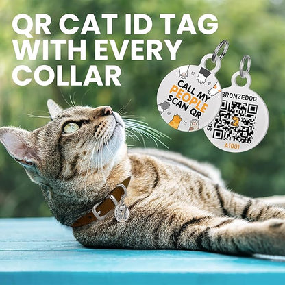 BRONZEDOG Leather Cat Collar - Image 3