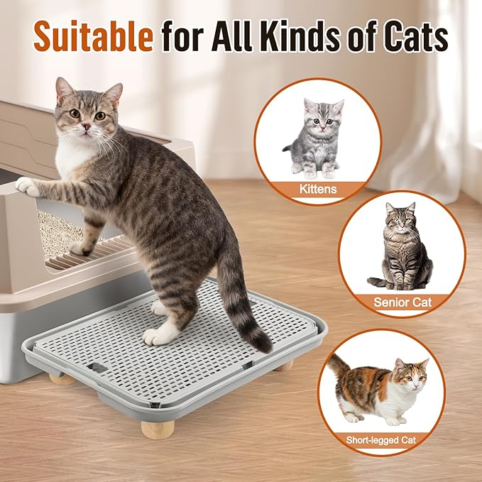 Litter Box Step, Cat Ramp/Step/Catcher - Image 3