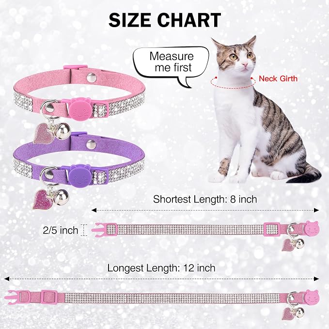 Rhinestone Cat Collar Breakaway - Image 4