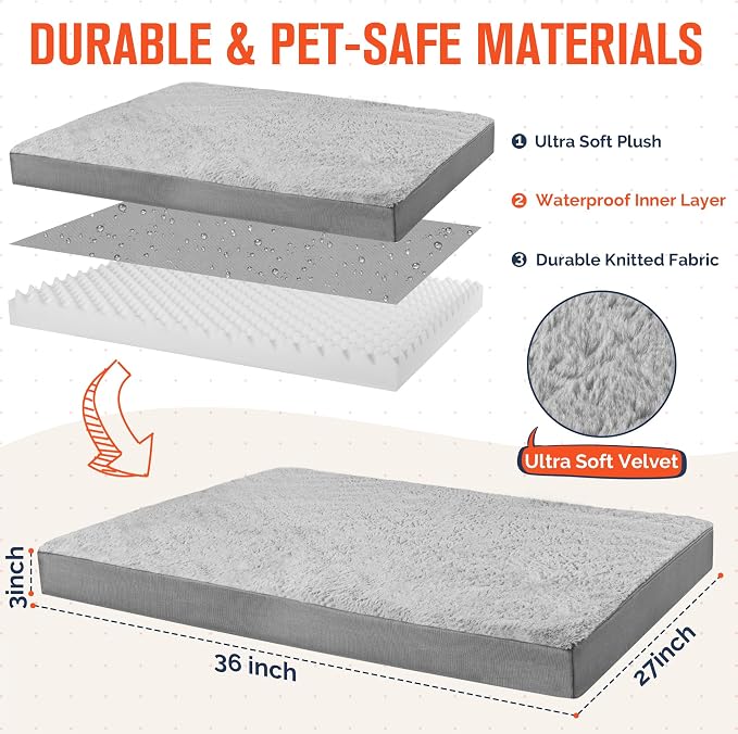 Simple Trending Orthopedic Dog Bed - Image 3