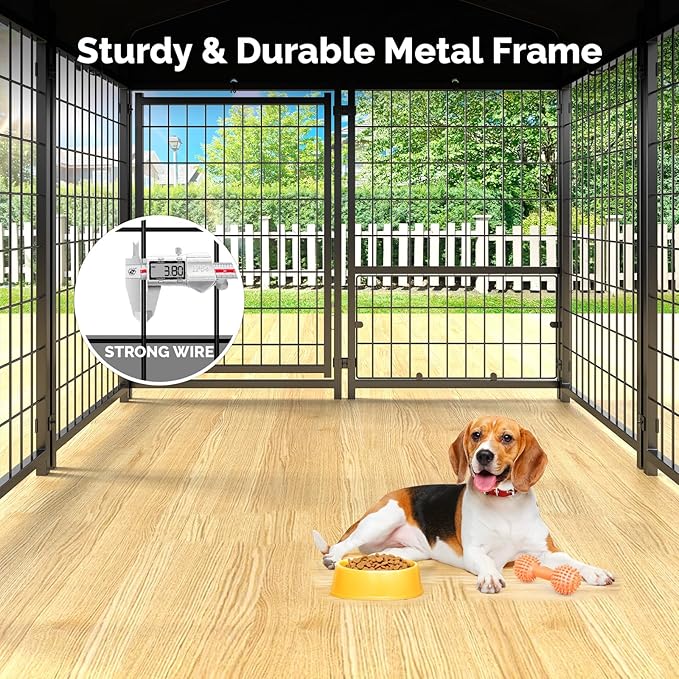 Sino Luban Outdoor Dog Kennel Outside Run - Image 5