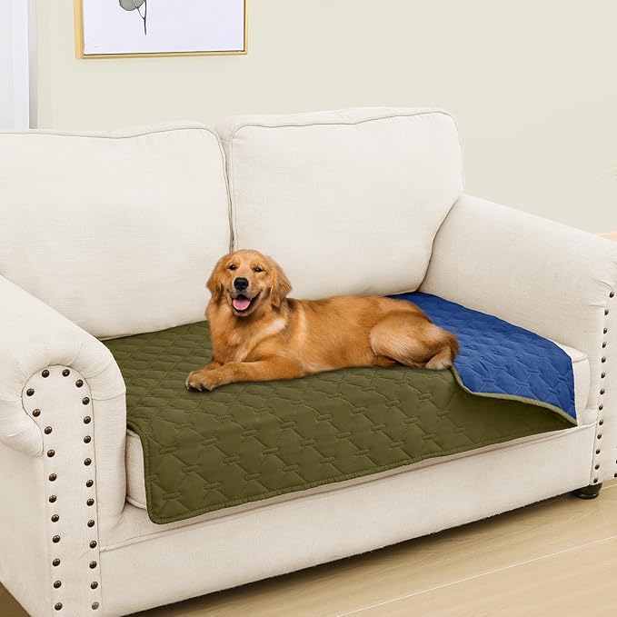 Smiry Waterproof Dog Bed Cover Blanket, Soft Reversible Pet Blanket, Washable by Smiry