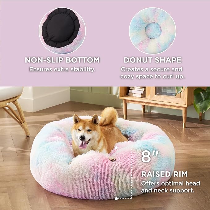 Bedsure Calming Dog Bed for Medium Dogs - Image 3