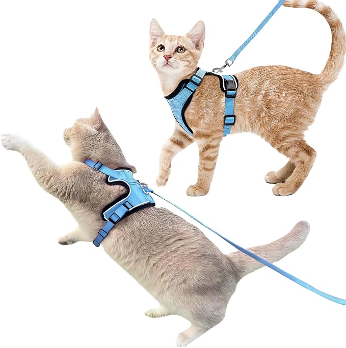 Luxelle 2 Pack Escape-Proof Cat Harness and Leash Set by Unknown