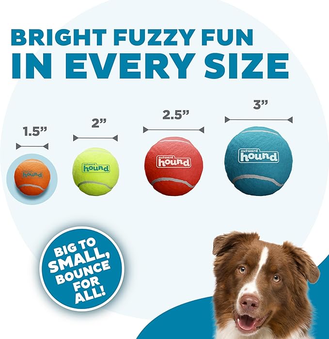 Outward Hound Squeaker Ballz – Squeaky Tennis Balls - Image 4