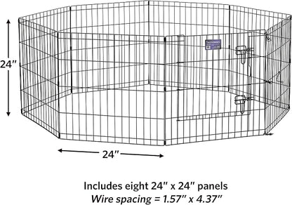 MidWest Homes for Pets Folding Metal Puppy / Dog Exercise Pen, Indoor/Outdoor - Image 9