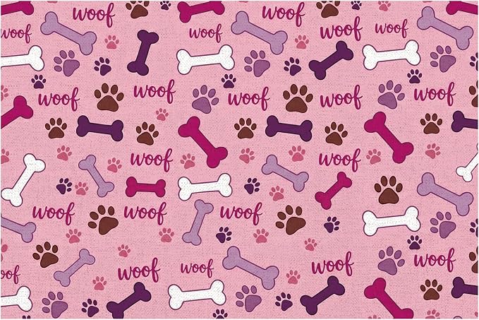 Dog Feeding Mat 24 x 16 Inch, Waterproof Non Slip Rubber Pet Bowl Pad Mat by Romart