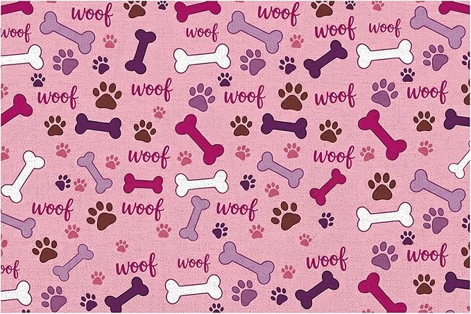 Dog Feeding Mat 20 x 12 Inch, Waterproof Non Slip Rubber Pet Bowl Pad Mat by Romart