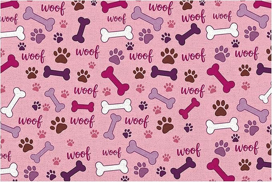 Dog Feeding Mat 20 x 12 Inch, Waterproof Non Slip Rubber Pet Bowl Pad Mat by Romart