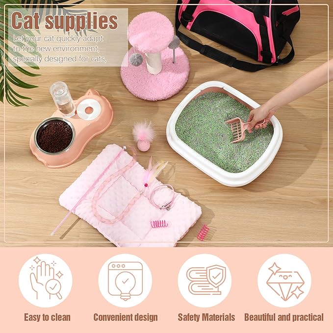 Eccliy Kitten Starter Kit, Pet Toy, Folding Carrier, Climbing Frame, Automatic - Image 6