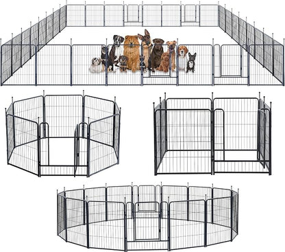 Dog Playpen, Portable Outdoor Dog Fence, Dog Playpen by XDPET