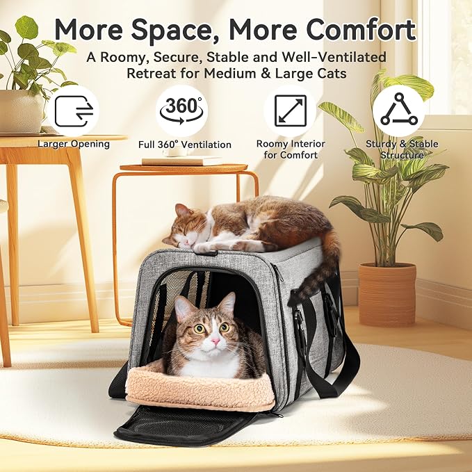 PETSFIT Large Cat Car Carrier - Image 4