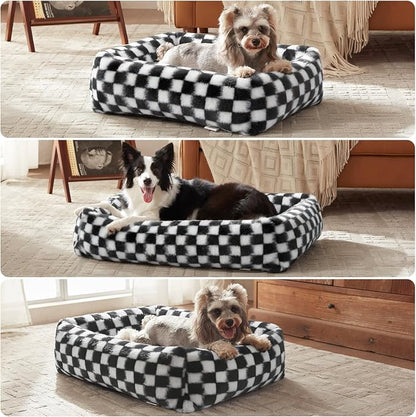 JOEJOY Large Dog Beds Large Sized Dog, Rectangle Washable Orthopedic Corduroy - Image 8