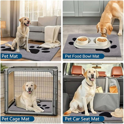 Buganda Dog Door Mat for Muddy Paws, Absorbent Dirt Trapper Washable Indoor - Image 9