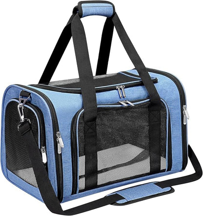Soft-Sided Cat/Dog/Pet Carrier, Collapsible Pets Travel Carriers by Unknown