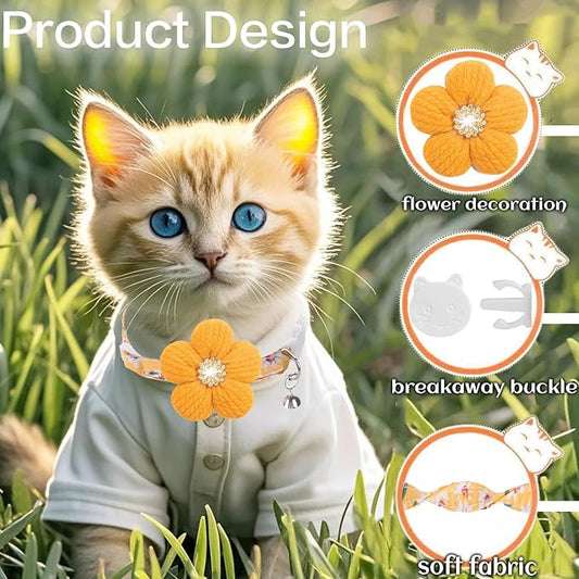 Cat Collar, HYQHYX Breakaway Kitten Collar - Image 2