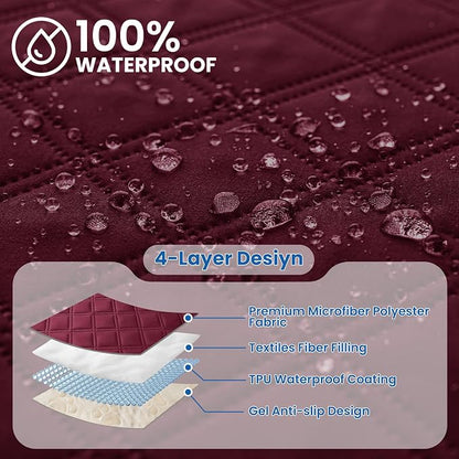 Waterproof Dog Bed Cover, Non-Slip Dog Blanket - Image 2
