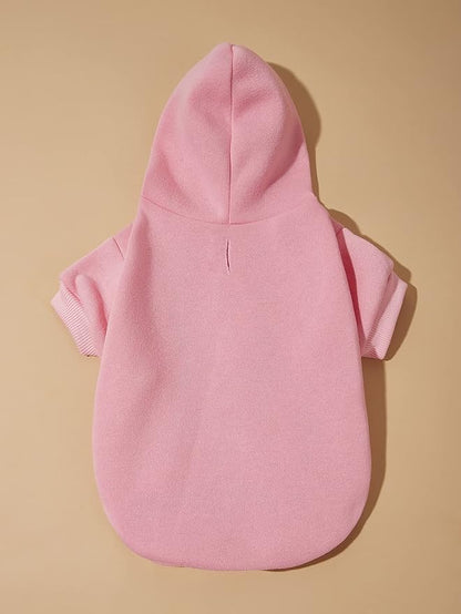 QWINEE Basic Dog Hoodie Sweatshirt Puppy Sweater Warm Cat Costumes Pet Clothes - Image 4