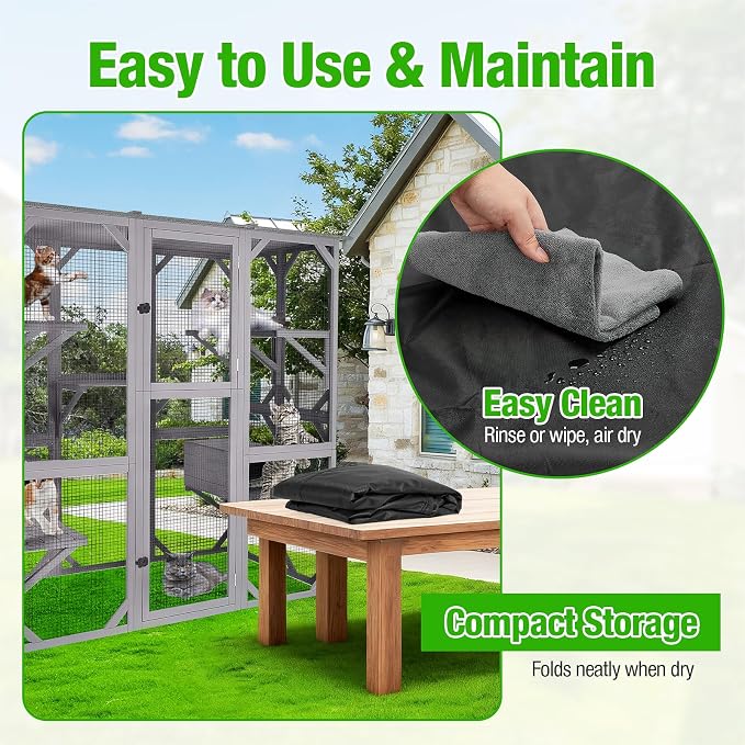 Kingling Outdoor Cat House Cover - Image 9
