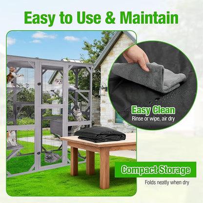 Kingling Outdoor Cat House Cover - Image 9