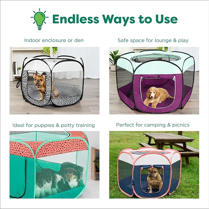 Furhaven Portable Dog Playpen Cat Tent, Pet Playground, Kennel Foldable Indoor - Image 7