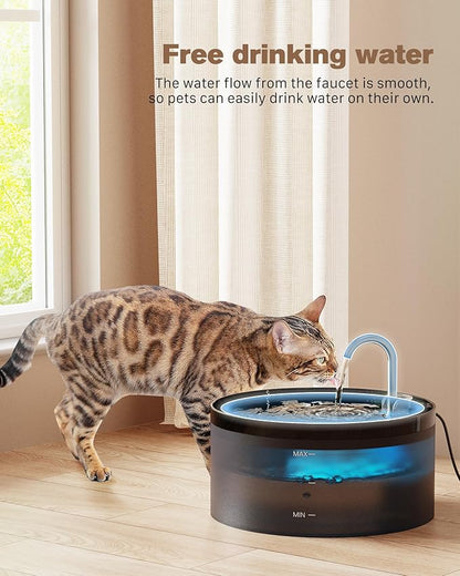 Cat Water Fountain: 108oz/3.2L Cat Fountain Super Silent Pet Water Fountain - Image 7