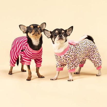 Fitwarm Leopard Dog Pajamas, Fleece Dog Clothes - Image 7