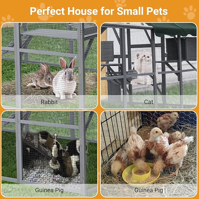PeakPursuit Extra Large Cat Enclosure, 110 Inch Large Catio - Image 3