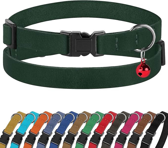 Breakaway Cat Collar Leather by BUDKAS