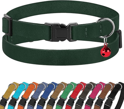Breakaway Cat Collar Leather by BUDKAS
