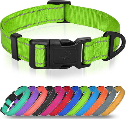 Joytale Large Dog Collar, Reflective and Adjustable Nylon Pet Collar by Joytale