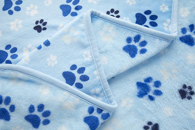 Allisandro Luxurious Dog Blanket, Extra Softness 350 GSM Flannel Fleece Pet - Image 3