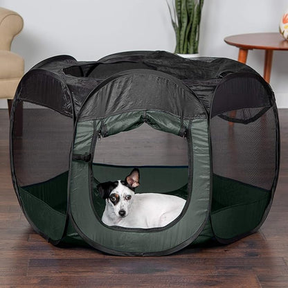 Furhaven Portable Dog Playpen Cat Tent, Pet playground, Kennel foldable indoor - Image 3