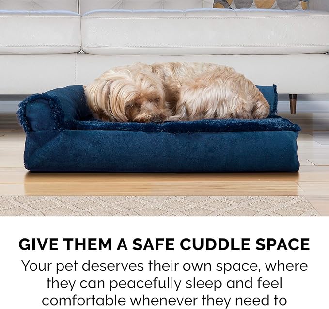 Furhaven Orthopedic Dog Bed for Large/Medium Dogs w/ Removable Bolsters & - Image 9