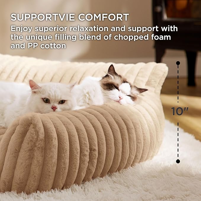 Bedsure ComfyFleece™ Cute Dog Couch - Image 3