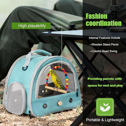 Portable Parrot Travel Cage Carrier - Image 6