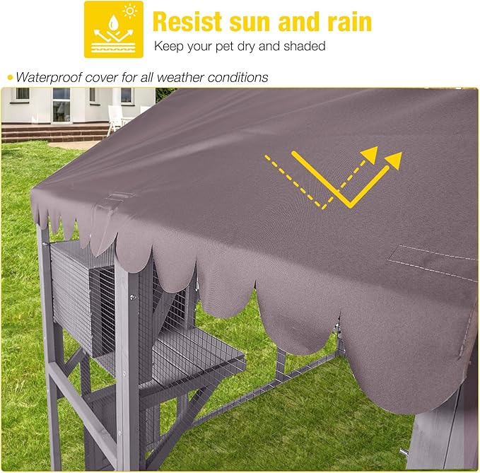 Aivituvin Large Catio Outdoor Cat Enclosure Window Design - Image 5