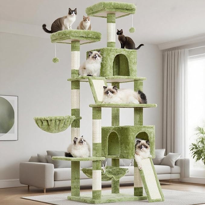 Cat Tree for Indoor Cats, Sturdy Cat Tree House - Image 8