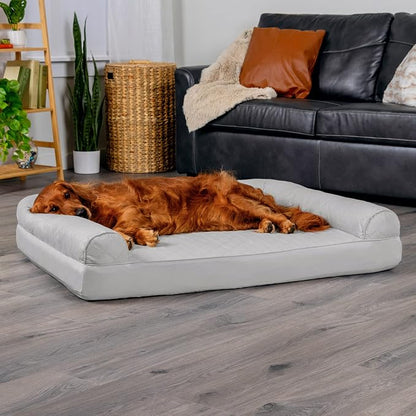 Furhaven Orthopedic Dog Bed for Large Dogs w/ Removable Bolsters & Washable - Image 3