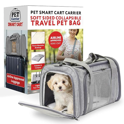 dbest Products Pet Smart Cart Sport, Soft Sided Collapsible Cat Carrier Airline by dbestproductsInc