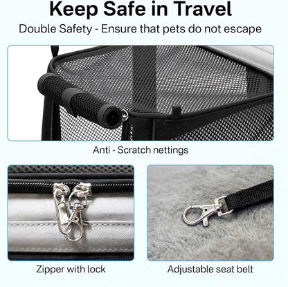 Expandable Cat Carrier, Airline Approved Soft Sided Pet Carrier - Image 7