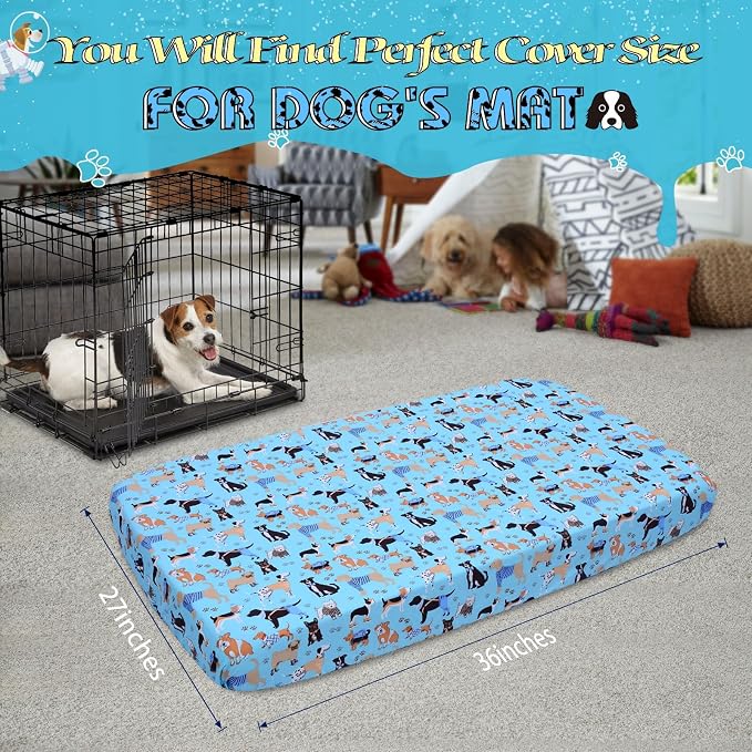 Dog Bed Covers Replacement Washable, Elastic Edged Pet Bed Protector - Image 3